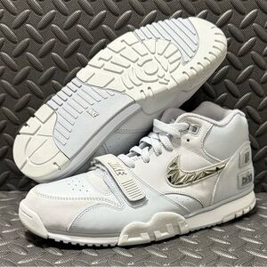 Nike Air Trainer 1 LVIII Super Bowl Pure Platinum Silver Mens Size‎ 10